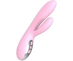 B Series Lyla Wibrator-Joker Heating Double Vibrating Massage Stick -Rožinė