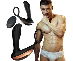 B Series Magic RING Stimuliatorius-prostatos masažuoklis su žiedo USB 10 funkcija / nuotolinio valdymo pulteliu