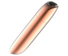 B Series Magic Stimuliatorius-įkraunamas galingas Bullet Vibrator USB 20 funkcijos - aukso spalvos