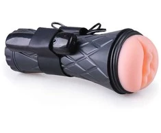 B Series Power B serijos Power Dirbtinis vagina su vibraciniu masturbatoriumi