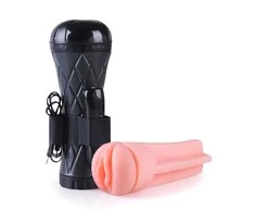 B Series Power B serijos Power Dirbtinis vagina su vibraciniu masturbatoriumi