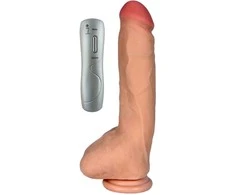 B Series Real Dildo penis su cyberskóry natūralus 7trybów 25cm