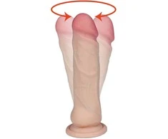 B Series Real B serija Realistinis kaip penis, cyberskin dildo, 21 cm