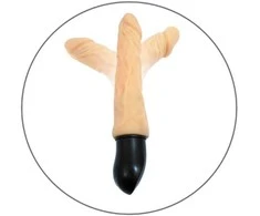 B Series Weather B serijos Weather Sex vibratorius su stuburiniu lanksčiu kibernetu 27cm