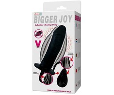 Baile Stimulating LYBAILE pripučiamas vibracinis dongas, Juodas, 15,5cm