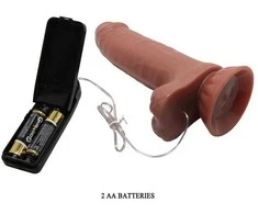 Pretty Love BAILE Minkštas ir lankstus tikroviškas dildo su vibracija