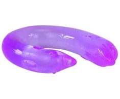 BAILE Dvigubas dildo su delfinų antgaliu 30,5 cm