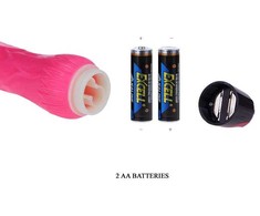 Rožinė Baile Daaply Pleasure Multispeed Vibrating Device Rožinė TPR 20cm