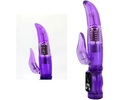 BAILE Bunny vibratorius G taško klitorio seksui 22cm