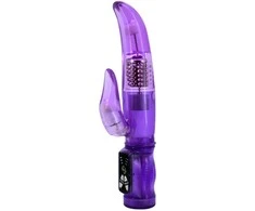 BAILE Bunny vibratorius G taško klitorio seksui 22cm