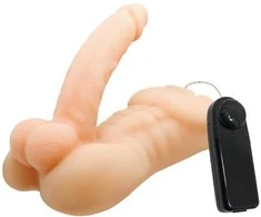BAILE Vibruojanti dildo vyriška liemens varpos narys 13cm