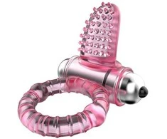LYBAILE Cock Ring,10 Functions vibe, Rožinė