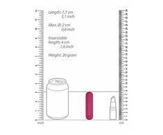 Shots Be Good Tonight 10 Speed Rechargeable Bullet - Rožinė