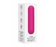 Shots Be Good Tonight 10-Function Compact Bullet Vibrator Juodas 7.7cm