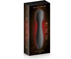 Black Empire Juodas Empire Masažuoklis klitorio stimuliacija vibruojanti lazdelė bodywand neperšlampamas
