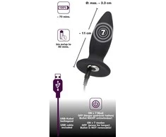 Black Velvets Juodas Velvets Recharge Plug S