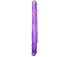 Blush B JŪSŲ 14 colių DVIGUBAS DILDO PURPURINE