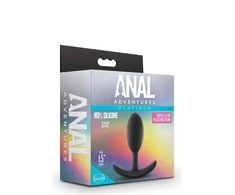 Blush ANALINIS ADVENTURES PLATINUM VIBRA SLIM PLUG - VIDUTINIS