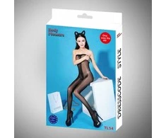 Body Pleasure - Bodystocking TL54 Baltas One size