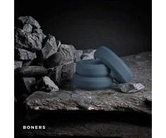 ‎Easytoys Boners Rinkinys 3 silikoniniai žiedai varpos sėklidėms