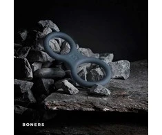 Boners Silikono žiedas ir rutulinis neštuvas - Pilkas