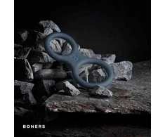 Boners Silikono žiedas ir rutulinis neštuvas - Pilkas