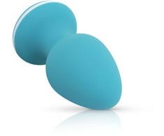 Cala Azul Blanca Vibrating Intimate Plug 10 Modes Atsparus vandeniui USB Rechargeable