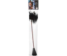 CalExotics Scandal Juodas Dual-Ended Feather Crop 53.25 cm