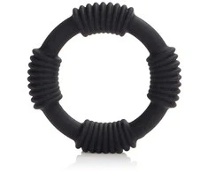 Calexotics žiedas - ADONIS SILICONE RINGS HERCULES BLCK