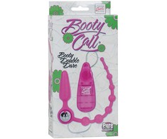 Calexotics Plug/vibr-BOOTY CALL BOOTY DOUBLE DARE Rožinis