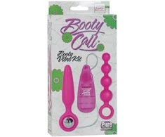 Calexotics Plug/vibr-BOOTY CALL BOOTY VIBRO KIT Rožinis