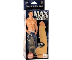 CalExotics Max Vibrating Anatomical Model with Adjustable Suction, 18 cm