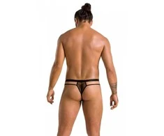 Passion Men Casmir 029 THONG COLLIN juodas L/XL - Passion
