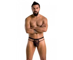Casmir 029 THONG COLLIN juodas XXL/XXXL - Passion