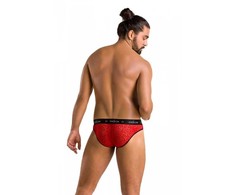 Passion Men Passion Mike Slip S/M Raudona - Modern Microfiber Intimate Wear