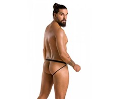 Passion Men Passion Luke Juodas S/M Open Design Men's Briefs, Premium Quality