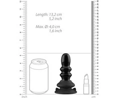 Chrystalino By Shots Chrystalino Glass Dildo vibruoja ant siurbtuko