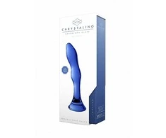 Chrystalino By Shots Chrystalino Glass vandeniui atsparus dildo išangei ir makštiui, 15 cm