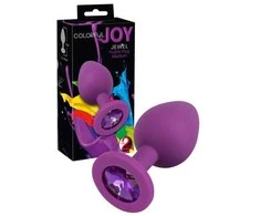 Colorful Joy Jewel Violetinė Plug