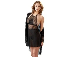 Cottelli Chemise Set juodas XL