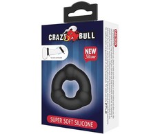 Crazy Bull Super Soft Silicone Comfort Ring with Nodule Texture 5.4cm