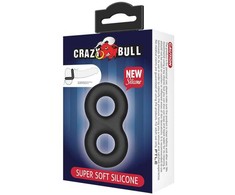 Crazy Bull Double Medical Silicone Support Ring - Extra Flexible 8.5 cm