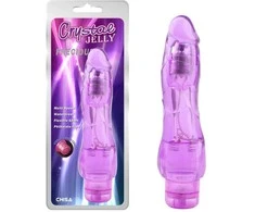 Crystaljelly Realistic klasikinis gelinis vibratorius 19cm