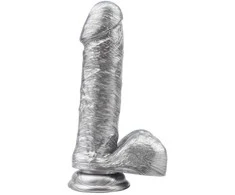 Darkmuscle Dildo realistinis varpos sėklidės siurbtukas 19 cm