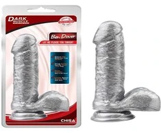 Darkmuscle Dildo realistinis varpos sėklidės siurbtukas 19 cm