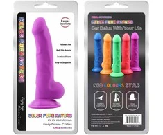 Deluxe Pure Nature Dildo tikroviškas varpos natūralus siurbtukas 21cm
