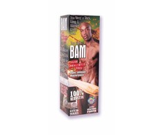 Doc Johnson Bam Silicone Intimate Model 34 cm Juodas with Suction Base