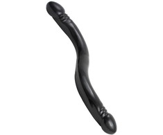 Doc Johnson Double Header Smooth Intimate Machine 45cm PVC Juodas