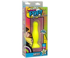 Doc Johnson Mode Silicone Plug 4.5''/11 cm - Platinum Series, Juodas