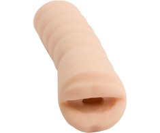 Doc Johnson ULTRASKYN Oral Shape Intimate Sleeve Compact Transparent